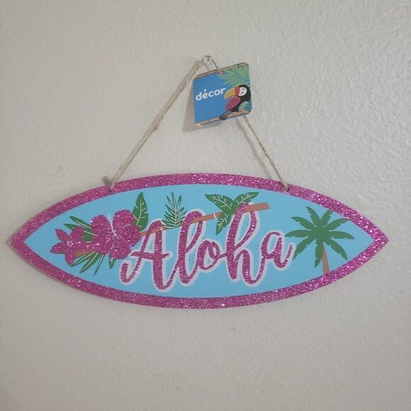 ALOHA Wall Decor NEW - Picture 1 of 3